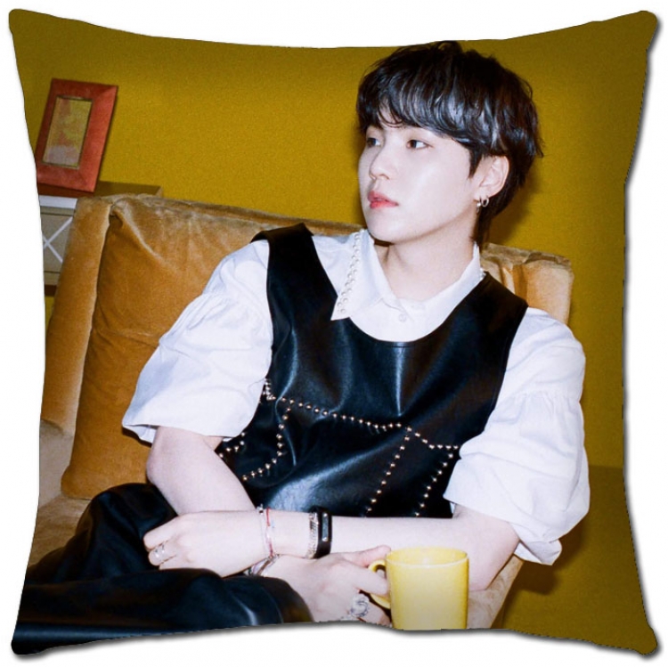 BTS Star movie square full-color pillow cushion 45X45CM NO FILLING  BS-1381