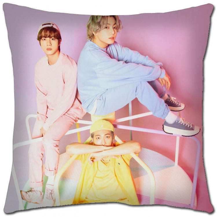 BTS Star movie square full-color pillow cushion 45X45CM NO FILLING   BS-1303