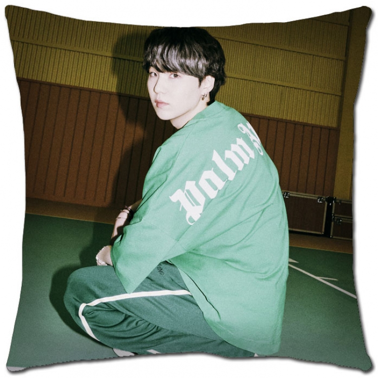 BTS Star movie square full-color pillow cushion 45X45CM NO FILLING  BS-1328