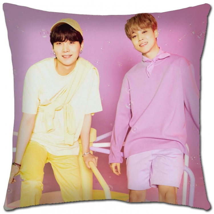 BTS Star movie square full-color pillow cushion 45X45CM NO FILLING  BS-1307