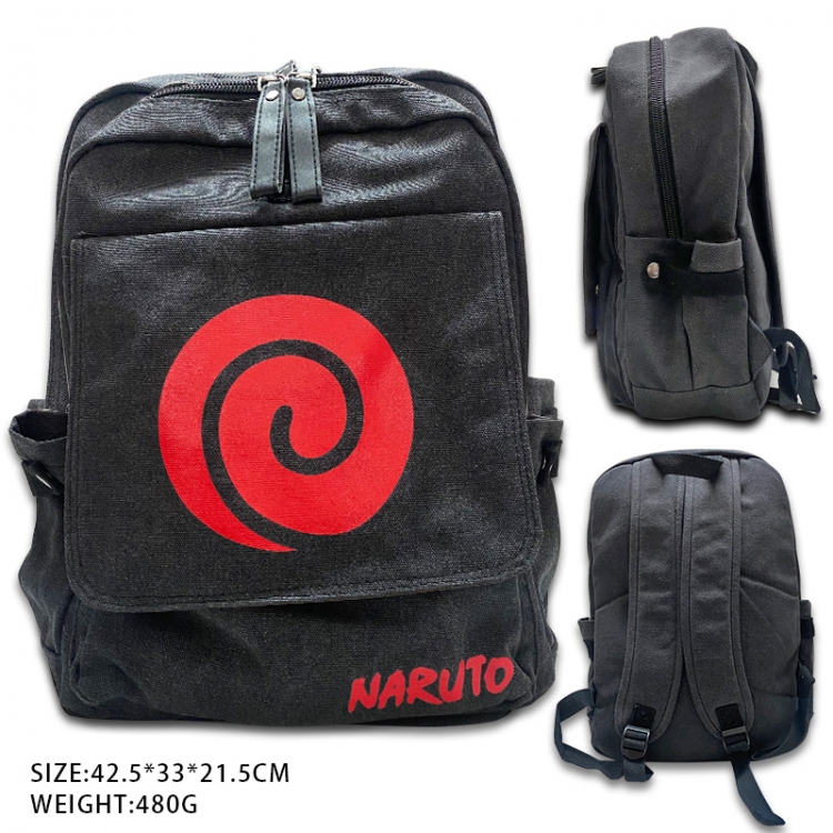 Naruto Animation peripheral printing student backpack school bag 42.5X33X21.5M