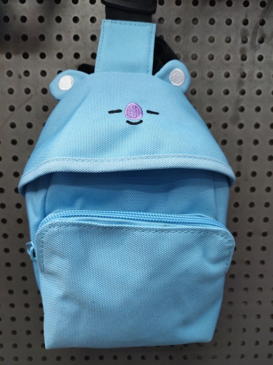 BT21 Printed canvas shoulder bag chest bag