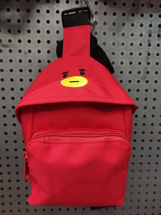 BT21 Printed canvas shoulder bag chest bag