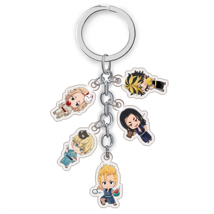 Tokyo Revengers Anime acrylic Key Chain Ornaments price for 5 pcs A243