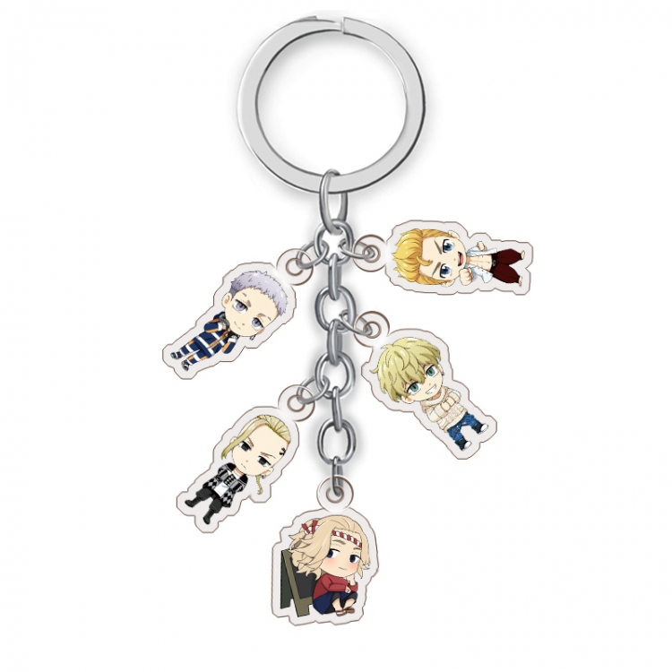 Tokyo Revengers Anime acrylic Key Chain Ornaments price for 5 pcs A253