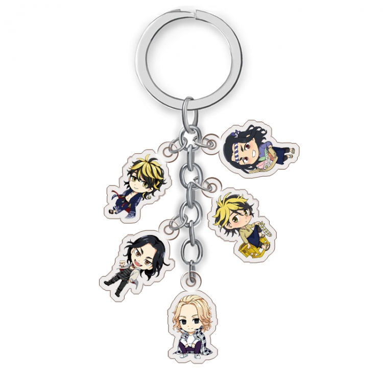 Tokyo Revengers Anime acrylic Key Chain Ornaments price for 5 pcs A252 