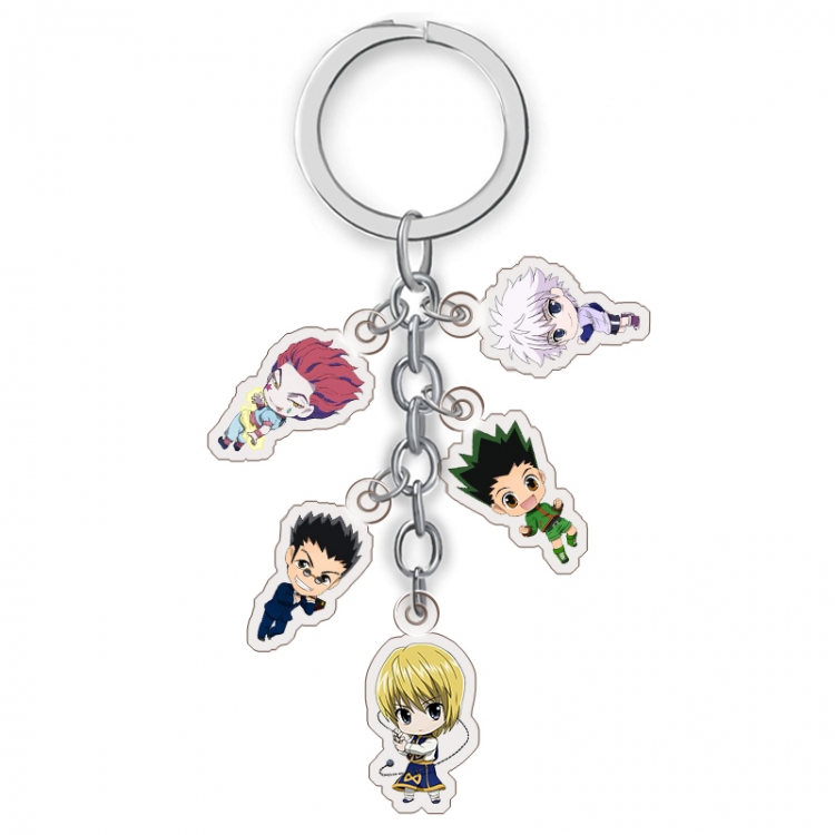 HunterXHunter Anime acrylic Key Chain Ornaments price for 5 pcs A261