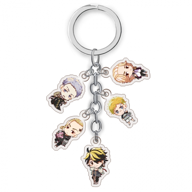 Tokyo Revengers Anime acrylic Key Chain Ornaments price for 5 pcs A250