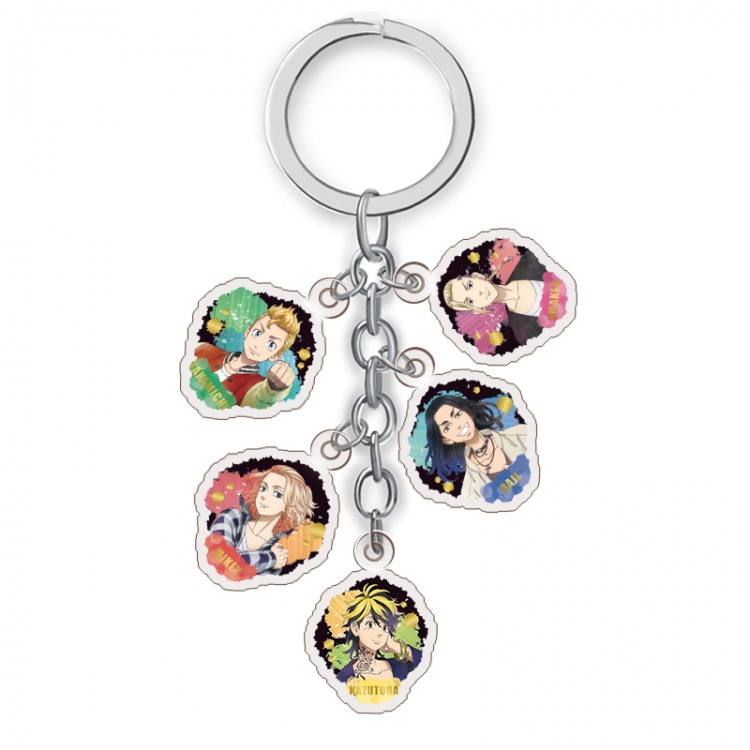 Tokyo Revengers Anime acrylic Key Chain Ornaments price for 5 pcs A247