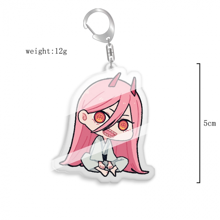 Chainsaw Man  Anime acrylic Key Chain price for 5 pcs 7797