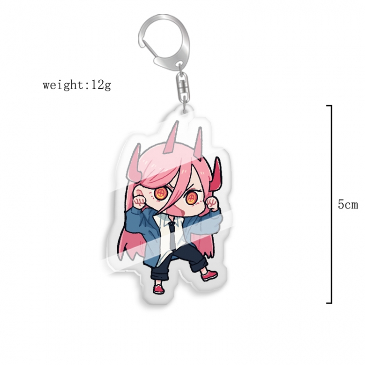 Chainsaw Man  Anime acrylic Key Chain price for 5 pcs 7802