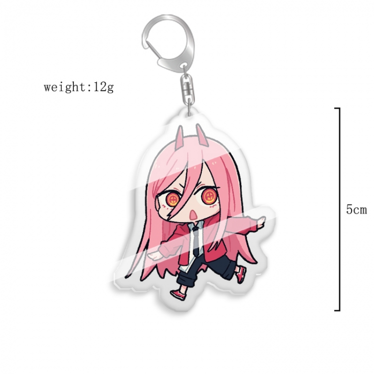 Chainsaw Man  Anime acrylic Key Chain price for 5 pcs 7798