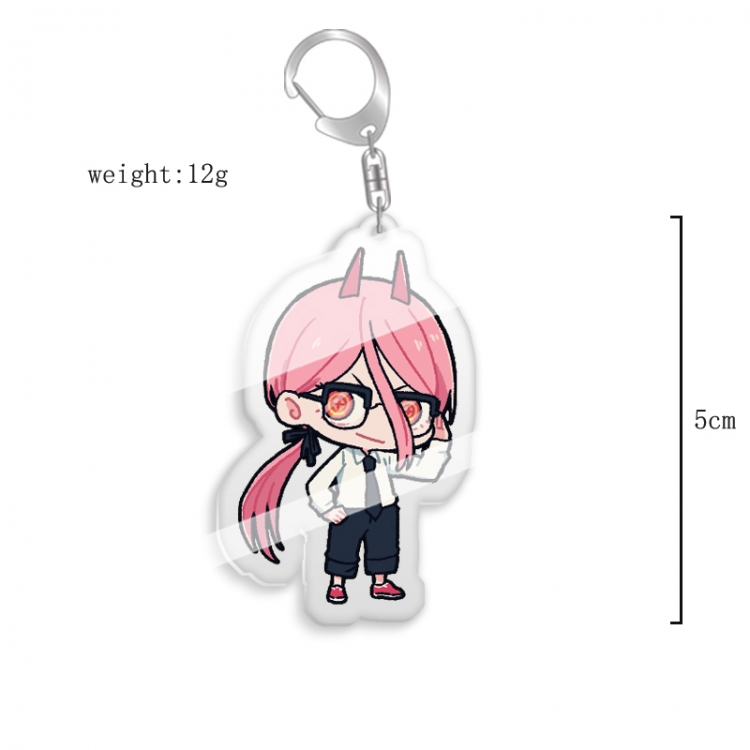 Chainsaw Man  Anime acrylic Key Chain price for 5 pcs 7801