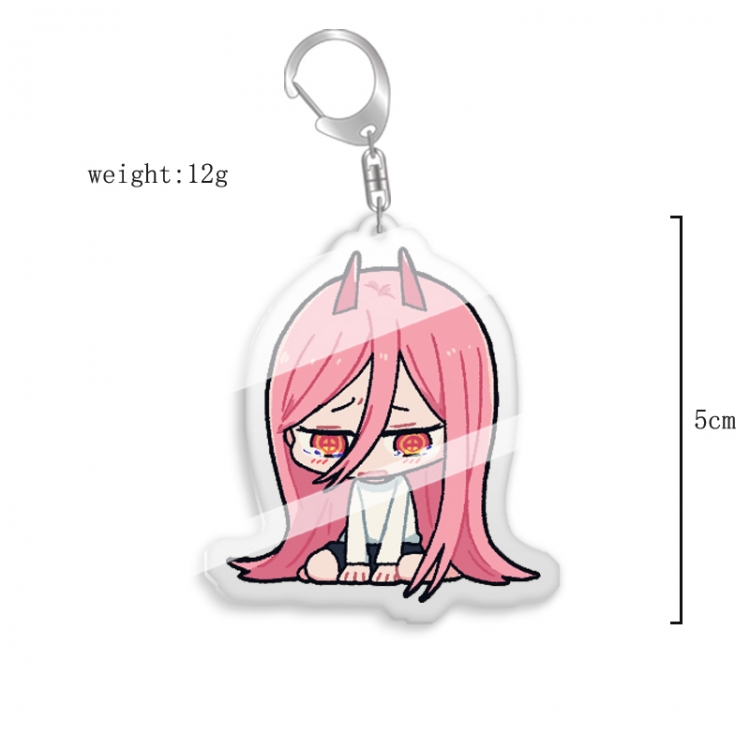 Chainsaw Man  Anime acrylic Key Chain price for 5 pcs 7803