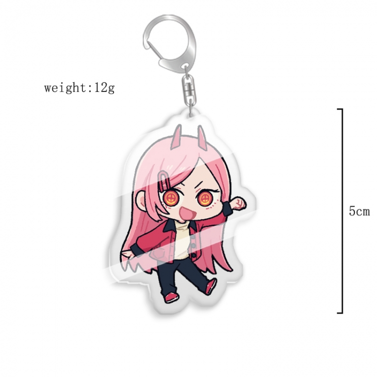 Chainsaw Man  Anime acrylic Key Chain price for 5 pcs 7799