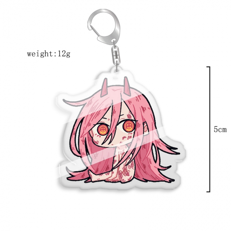 Chainsaw Man  Anime acrylic Key Chain price for 5 pcs 7796