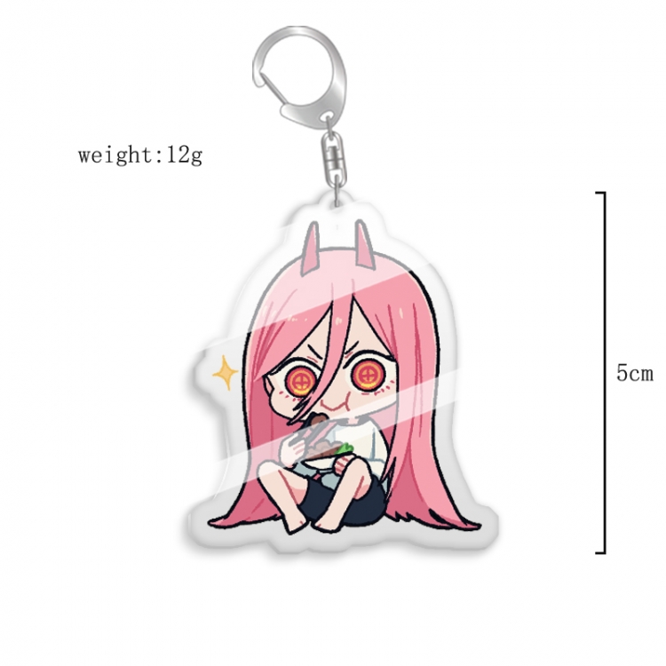 Chainsaw Man  Anime acrylic Key Chain price for 5 pcs 7800