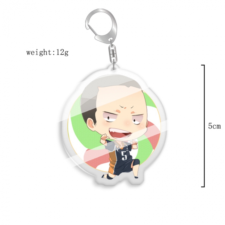 Haikyuu!! Anime acrylic Key Chain price for 5 pcs  7634