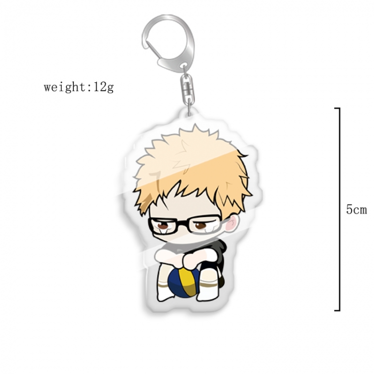 Haikyuu!! Anime acrylic Key Chain price for 5 pcs  7783