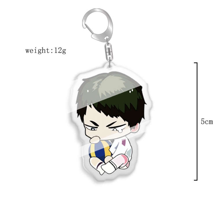 Haikyuu!! Anime acrylic Key Chain price for 5 pcs  7782