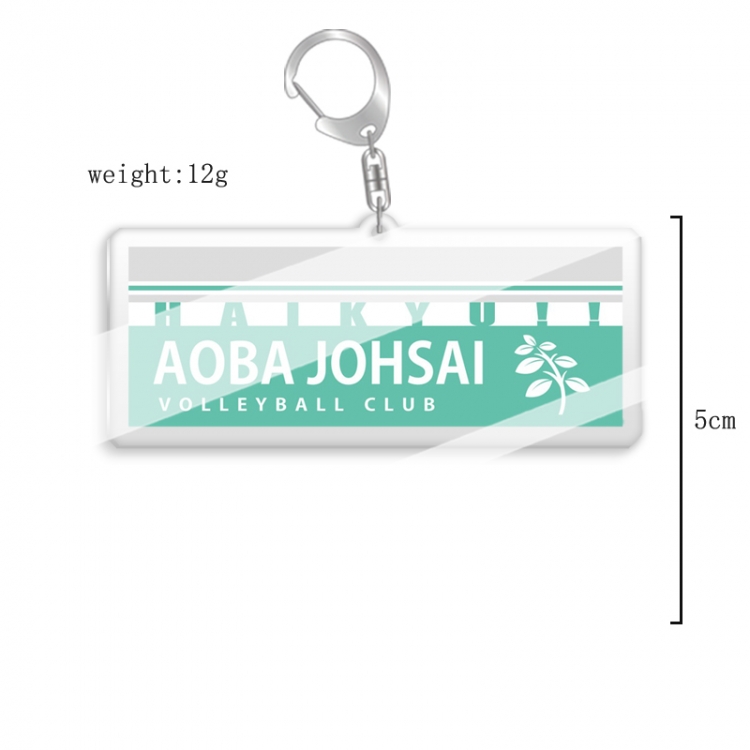 Haikyuu!! Anime acrylic Key Chain price for 5 pcs  7658