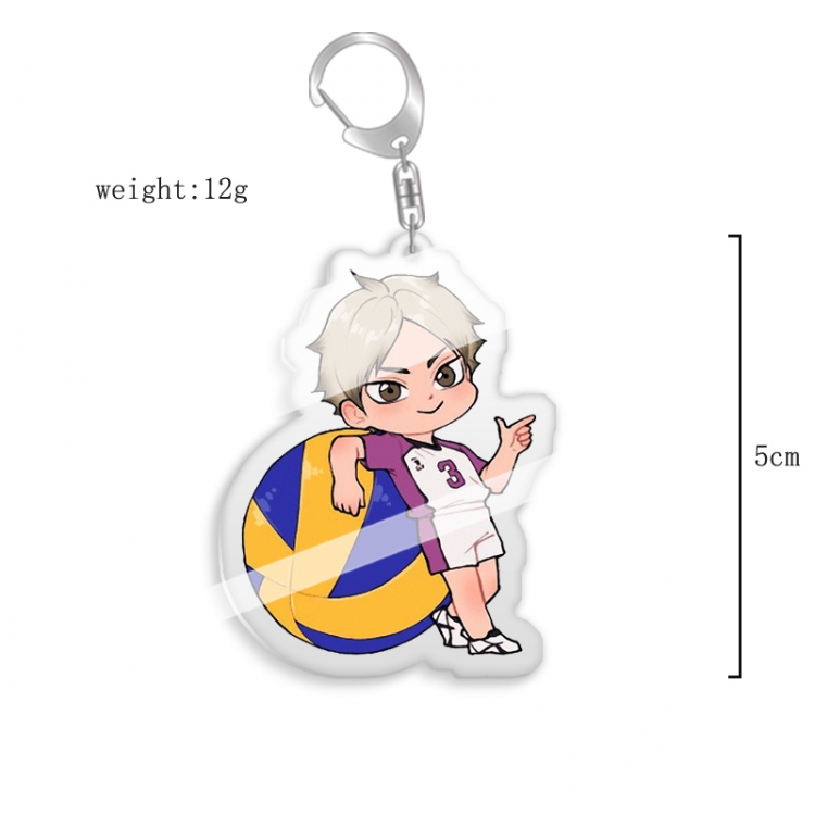 Haikyuu!! Anime acrylic Key Chain price for 5 pcs  7647