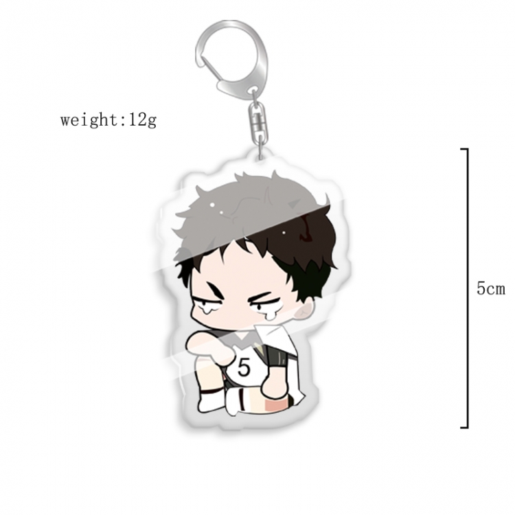 Haikyuu!! Anime acrylic Key Chain price for 5 pcs  7780