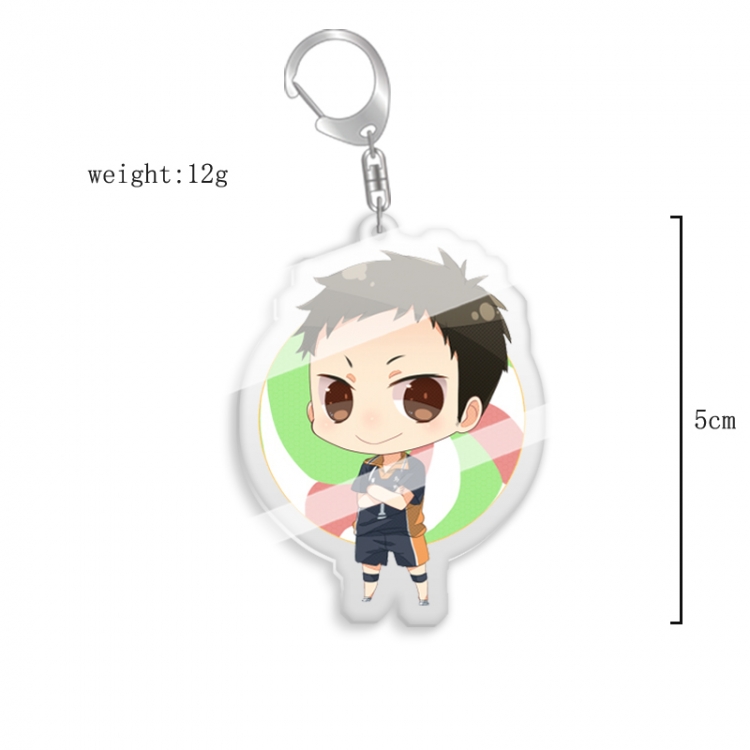 Haikyuu!! Anime acrylic Key Chain price for 5 pcs  7635