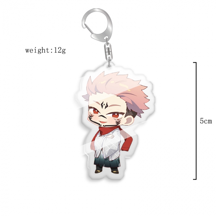 Jujutsu Kaisen  Anime acrylic Key Chain price for 5 pcs  7691