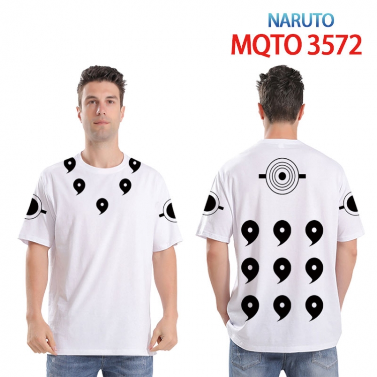 Naruto Full color printed short sleeve T-shirt 2XS-4XL 9 sizes   MQTO3572