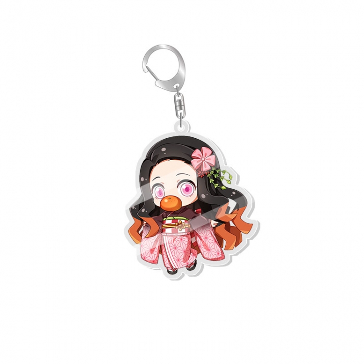 Demon Slayer Kimets Anime acrylic Key Chain price for 5 pcs  7705