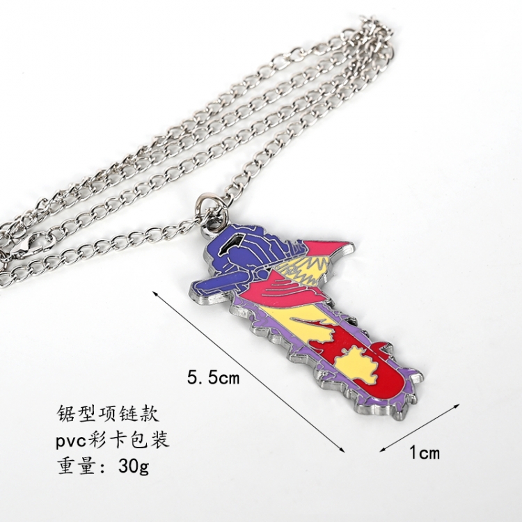 Chainsaw Man Cartoon metal necklace pendant pendant price for 5 pcs