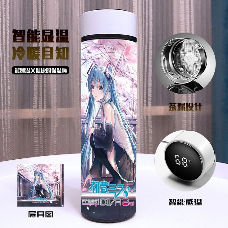 Hatsune Miku Apparent temperature 304 stainless steel Thermos Cup 500ML