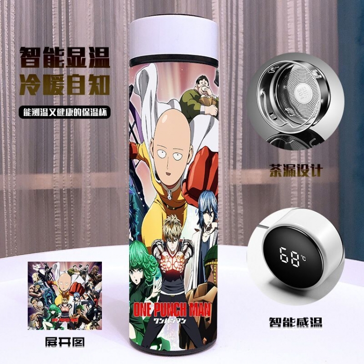 One Punch Man Apparent temperature 304 stainless steel Thermos Cup 500ML