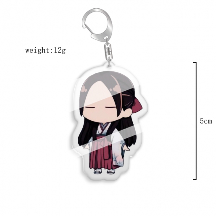 Kakegurui Anime acrylic Key Chain  price for 5 pcs 7807