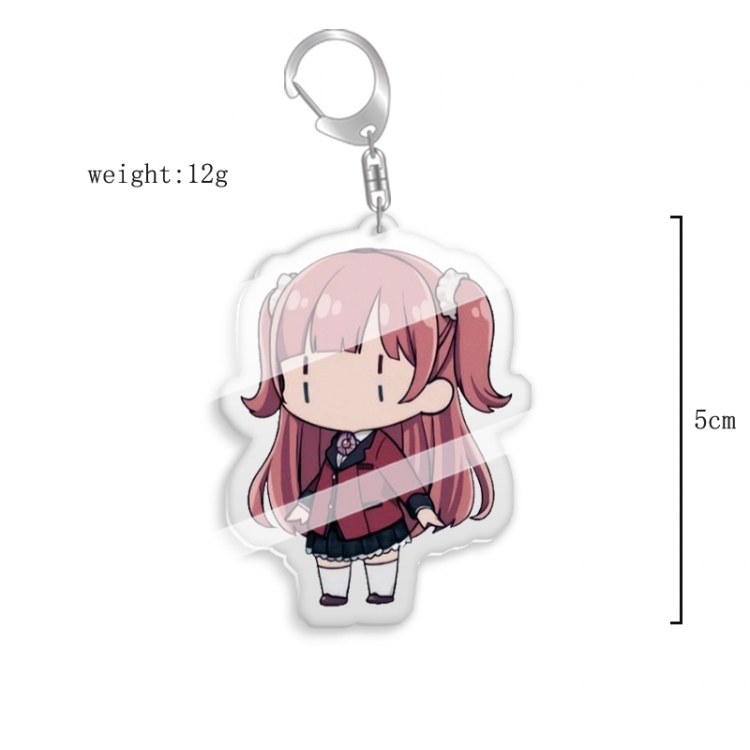 Kakegurui Anime acrylic Key Chain  price for 5 pcs 7808