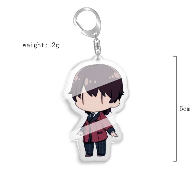 Kakegurui Anime acrylic Key Chain  price for 5 pcs 7810