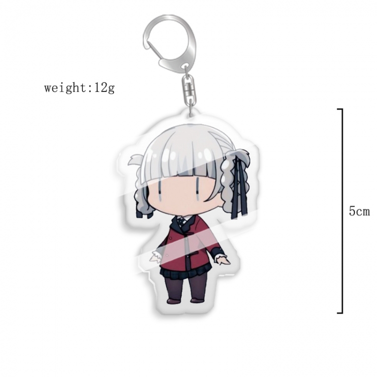 Kakegurui Anime acrylic Key Chain  price for 5 pcs 7815