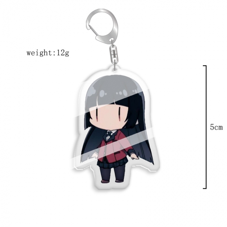 Kakegurui Anime acrylic Key Chain  price for 5 pcs 7813