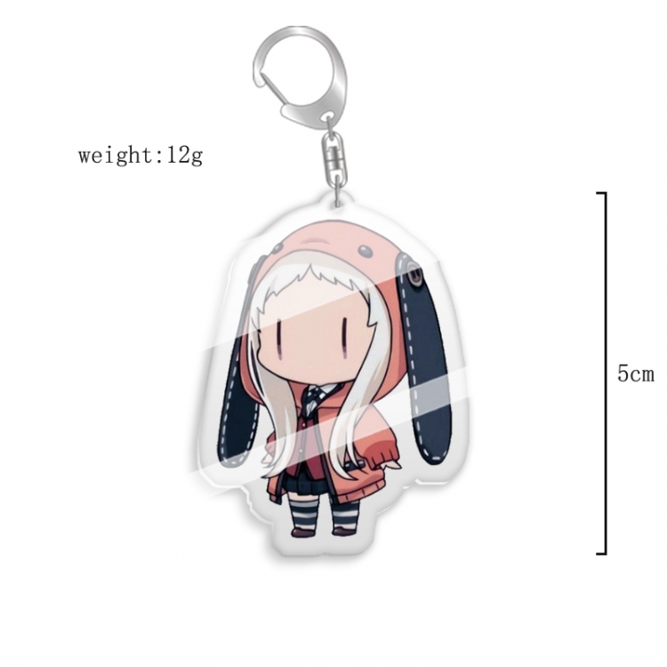 Kakegurui Anime acrylic Key Chain  price for 5 pcs 7811