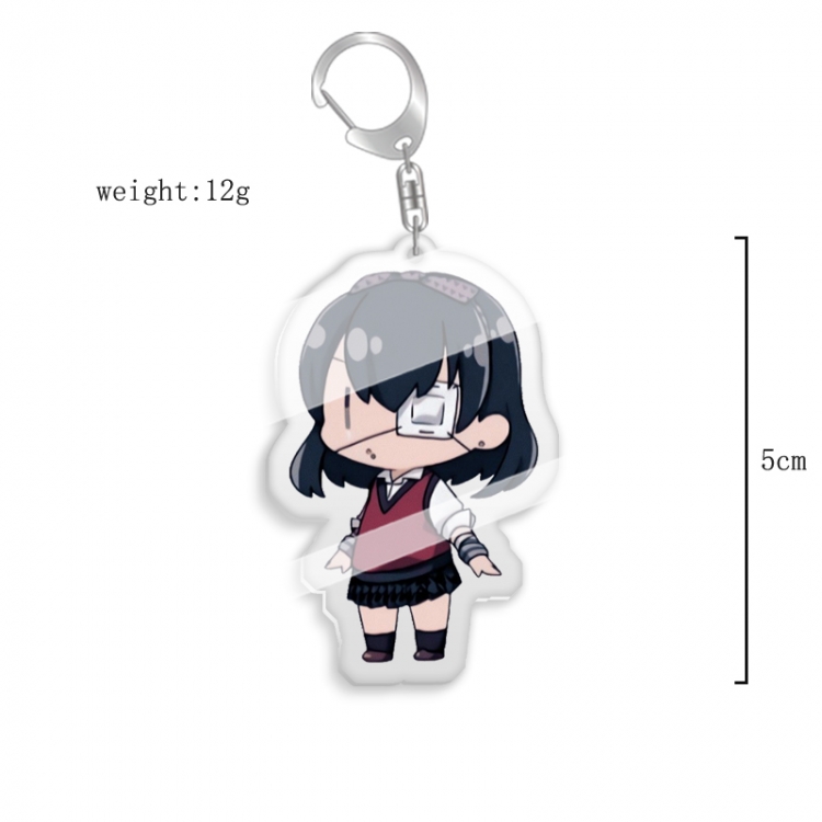 Kakegurui Anime acrylic Key Chain  price for 5 pcs 7804