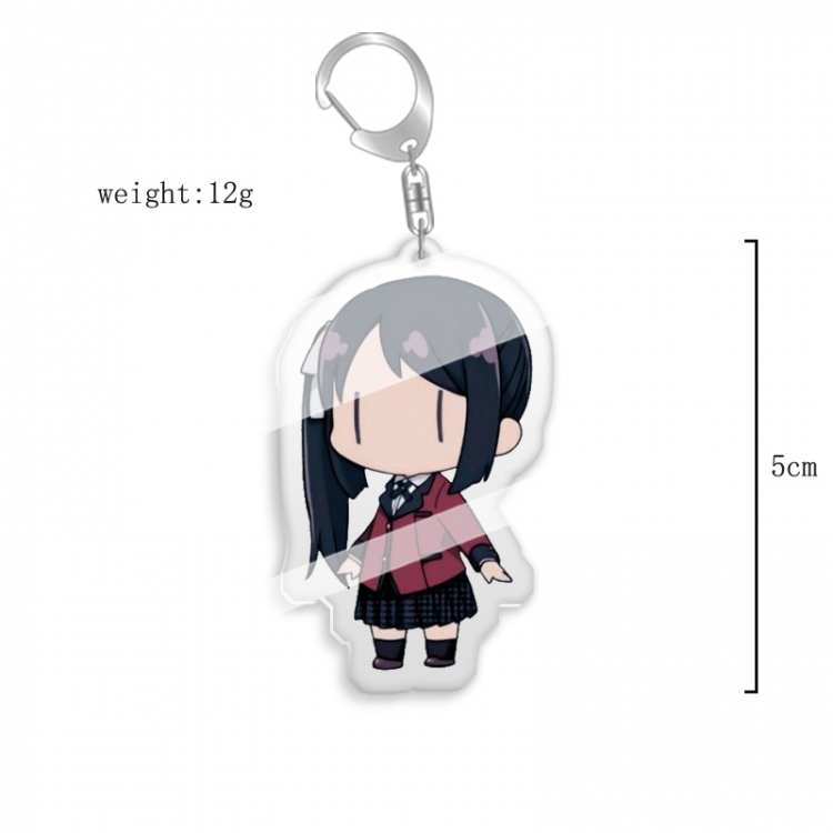 Kakegurui Anime acrylic Key Chain  price for 5 pcs 7806