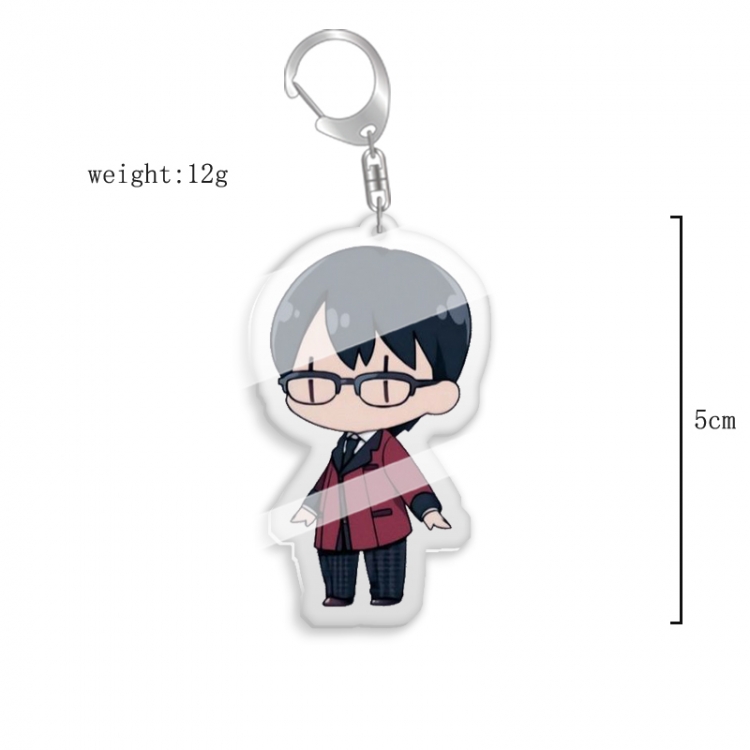 Kakegurui Anime acrylic Key Chain  price for 5 pcs 7809