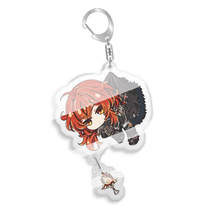 Genshin Impact  Anime acrylic Key Chain price for 5 pcs  7762