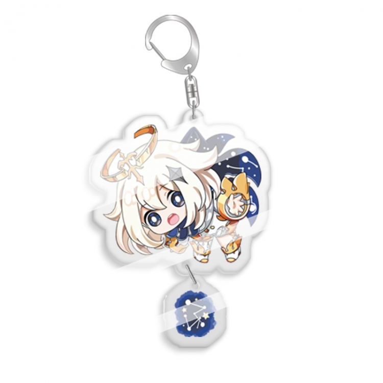 Genshin Impact  Anime acrylic Key Chain price for 5 pcs  7761