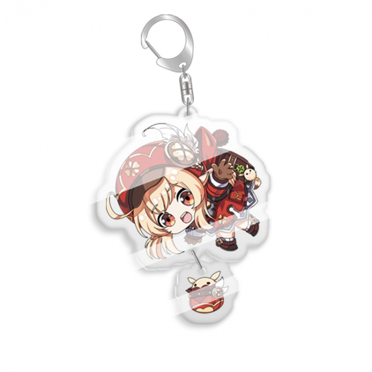 Genshin Impact  Anime acrylic Key Chain price for 5 pcs  7764