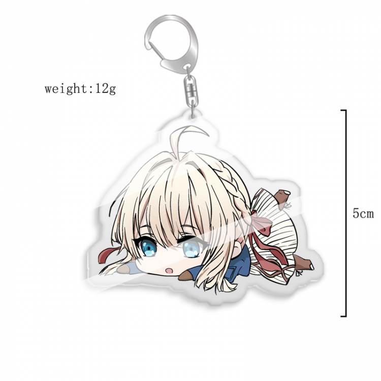 Violet Evergarden Anime acrylic Key Chain Ornaments price for 5 pcs  7627