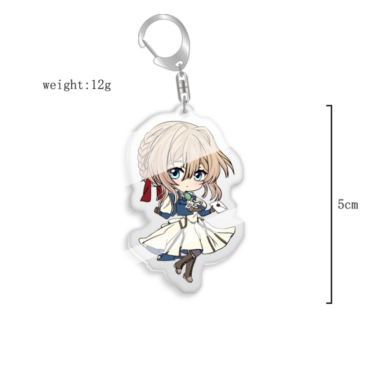 Violet Evergarden Anime acrylic Key Chain Ornaments price for 5 pcs  7626
