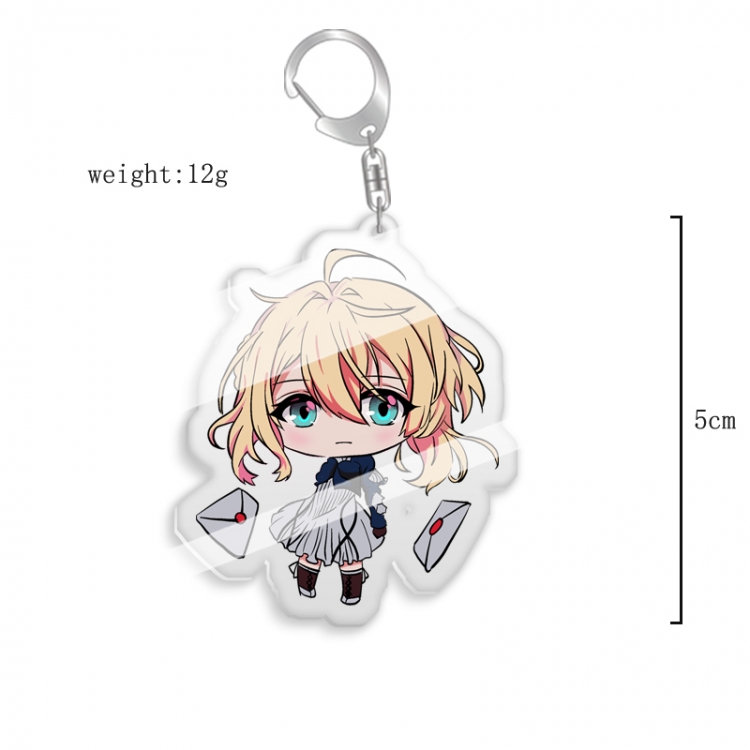 Violet Evergarden Anime acrylic Key Chain Ornaments price for 5 pcs  7628