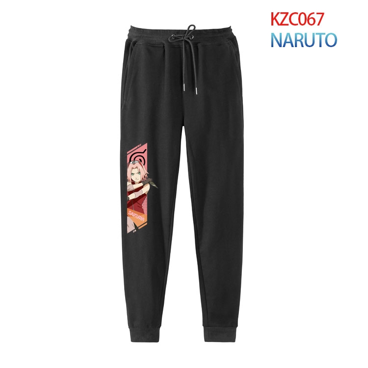 Naruto Anime tie-foot leisure sports cotton trousers from S to 4XL KZC067